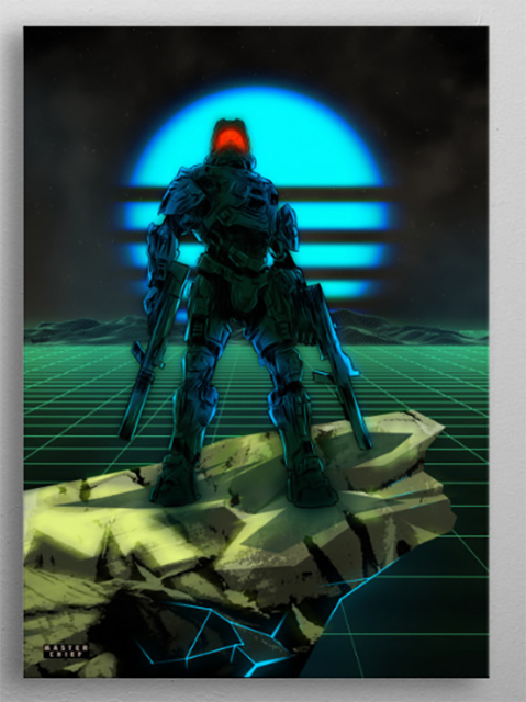 Metalic-Gaming-Poster-Master-Chief
